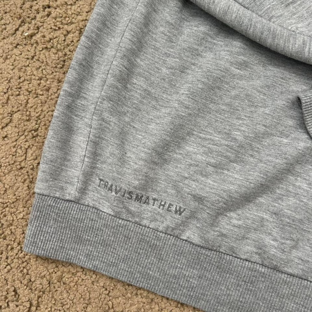 Grey TravisMathew soft long sleeve sweatshirt - Picture 4 of 4